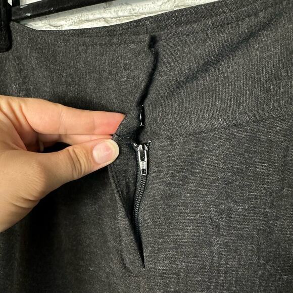 Diane von Furstenberg Gray Pants Slim Trousers Stretch Viscose Charcoal 6 - Picture 7 of 8